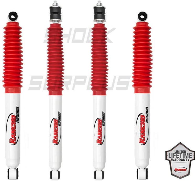 Rancho RS5000 Shocks 05-14 For Ford F-250 F-350 Super Duty 4WD 0-1.5 Set of 4 by Rancho