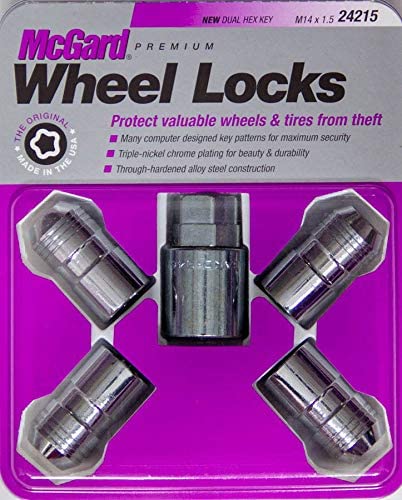 McGard 24215 Chrome Cone Seat Wheel Locks