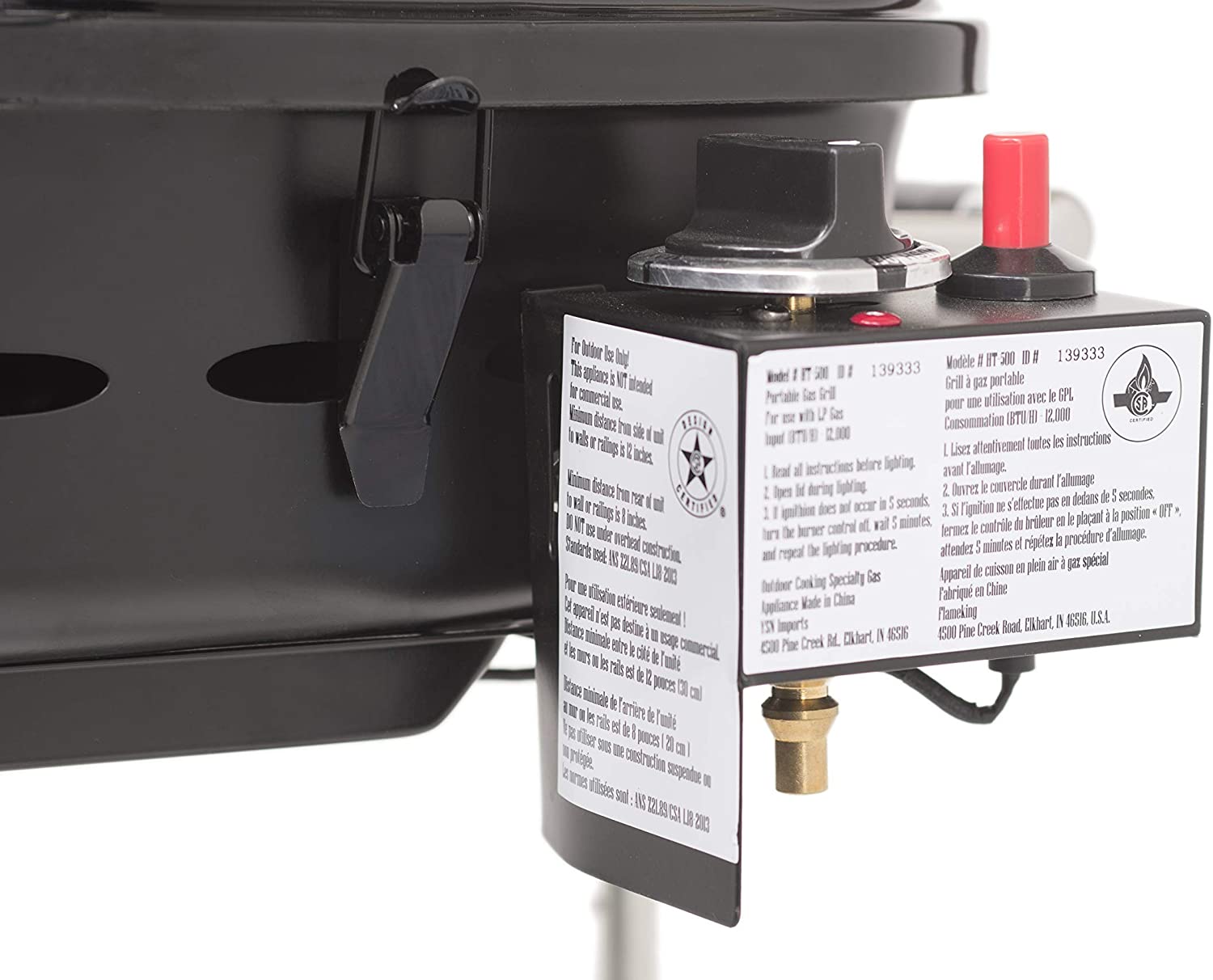 FlameKing YSNHT500 RV GRILL