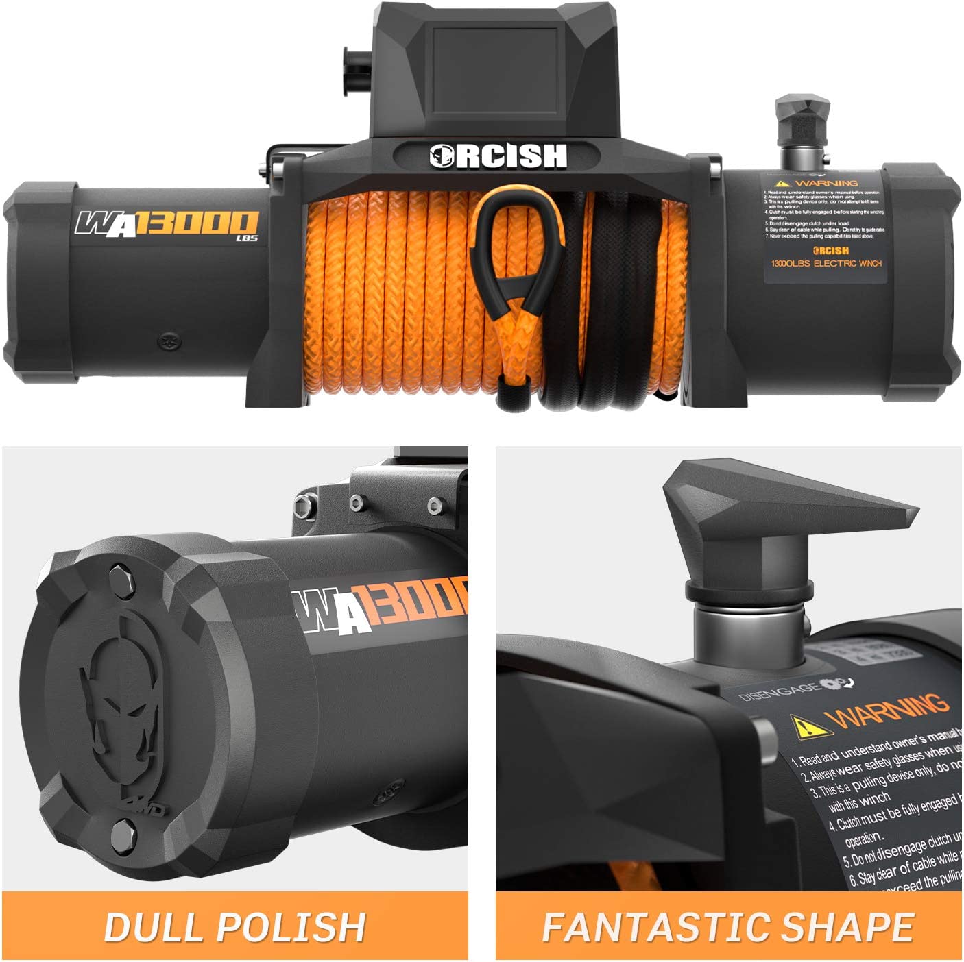 ORCISH IP67 Electric Jeep Winch