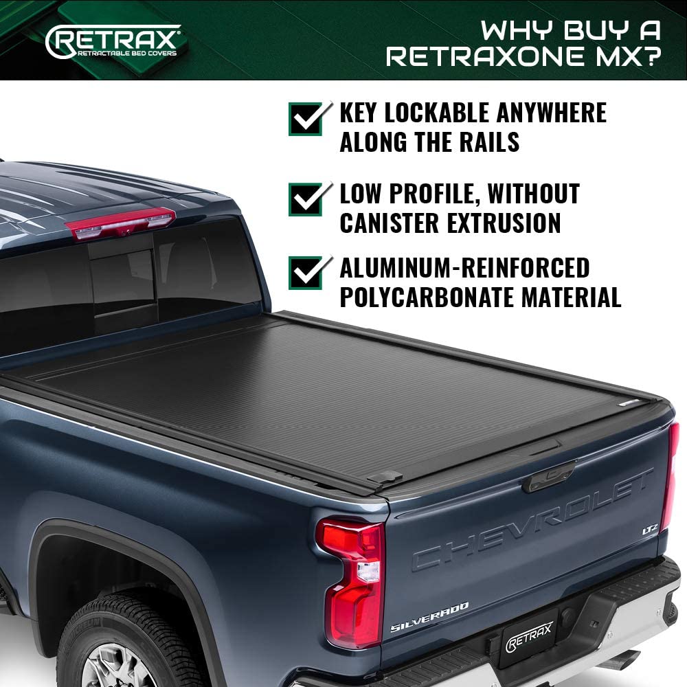 RetraxONE mx retractable truck bed tonneau cover