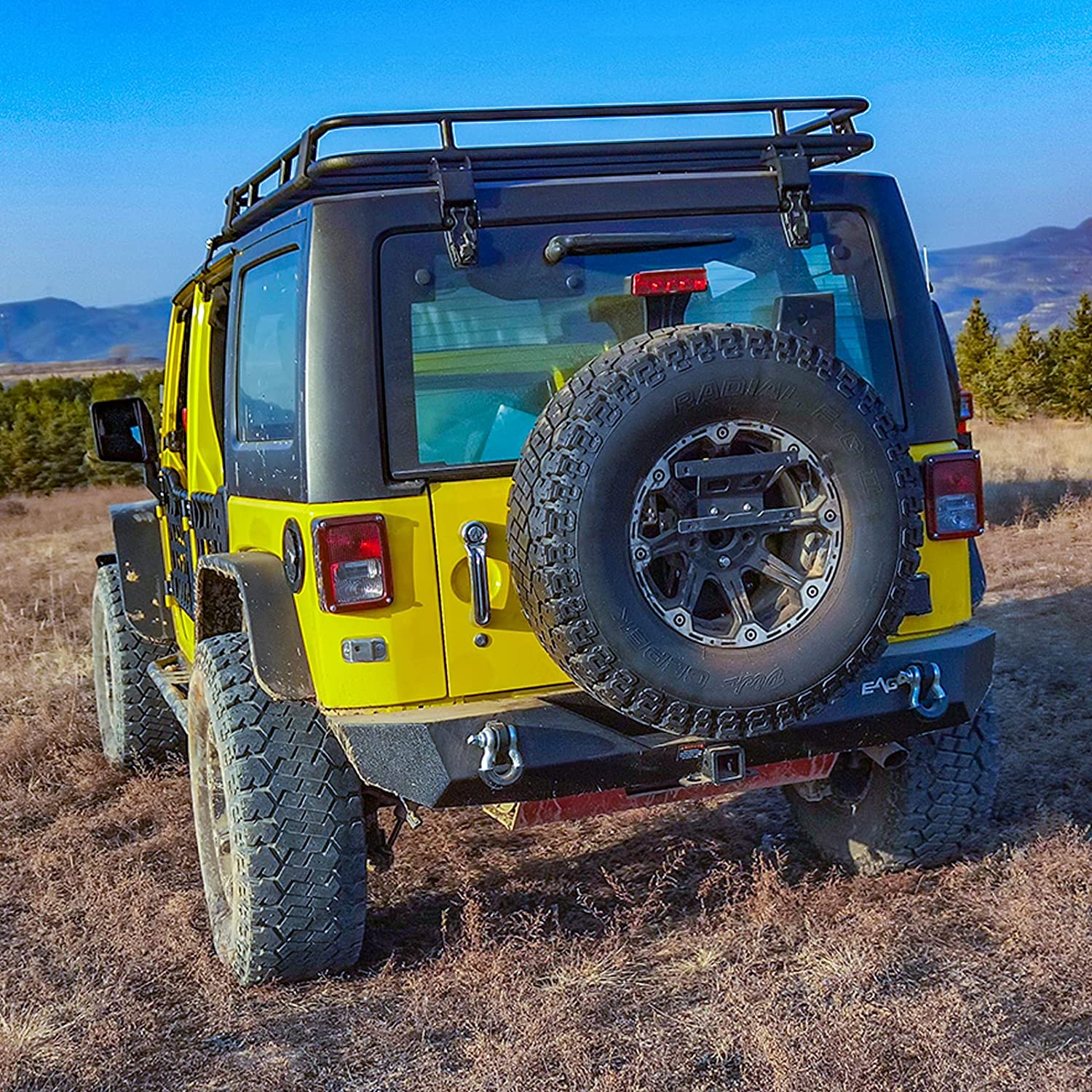 EAG 07-18 Jeep Wrangler JK Off-Road Front Bumper