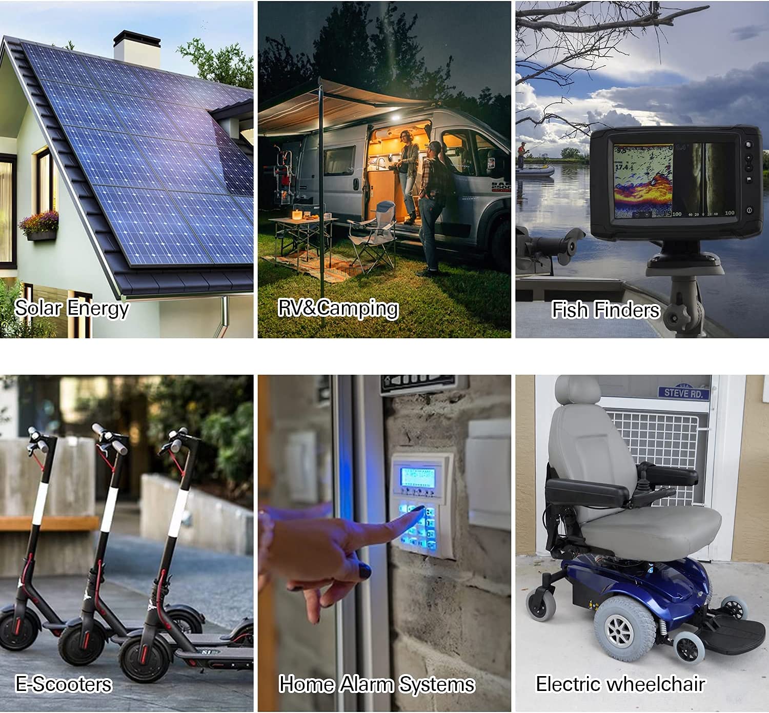 Weize 12V 100AH Deep Cycle AGM Battery