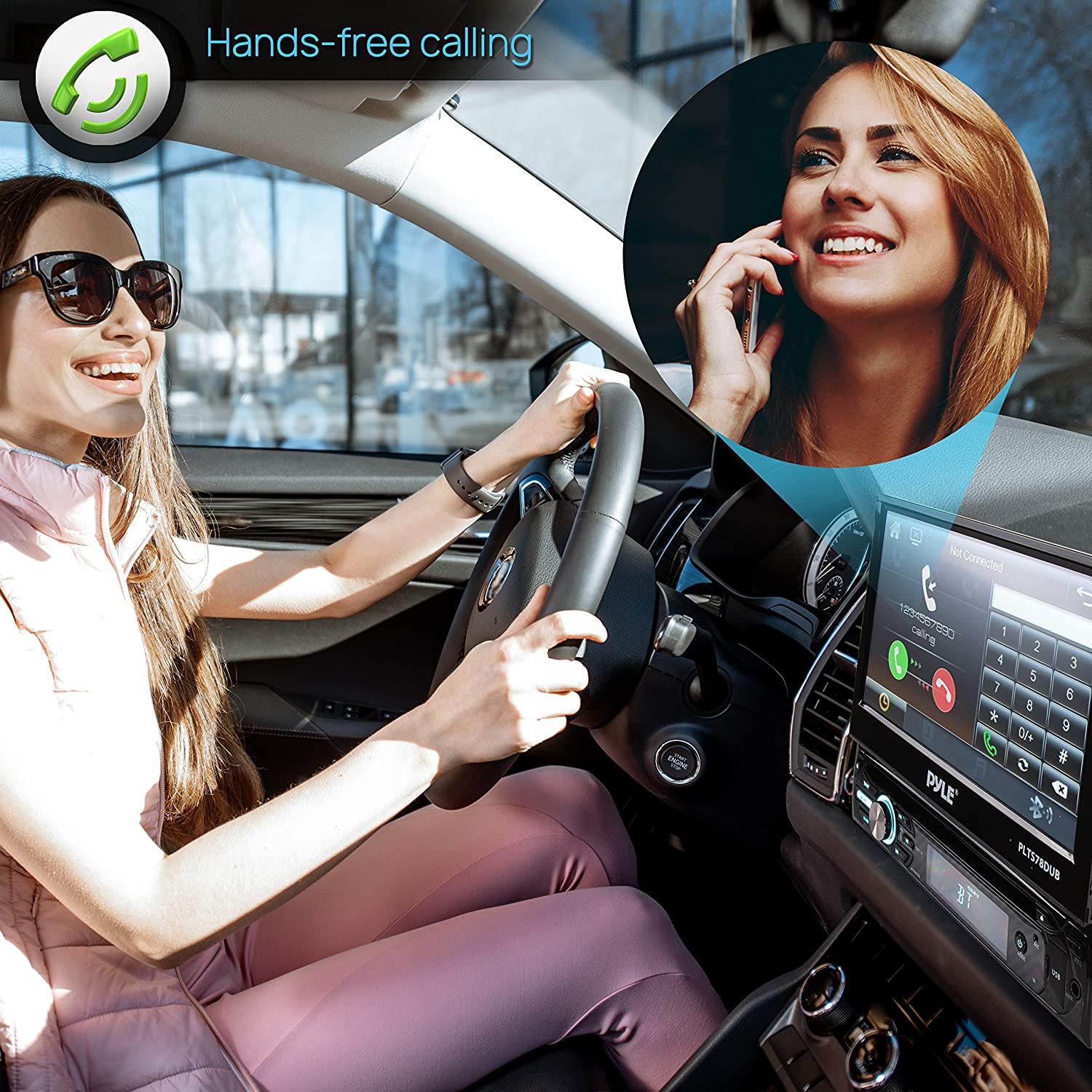 Pyle PLTS78DUB Best Budget Single DIN head Unit