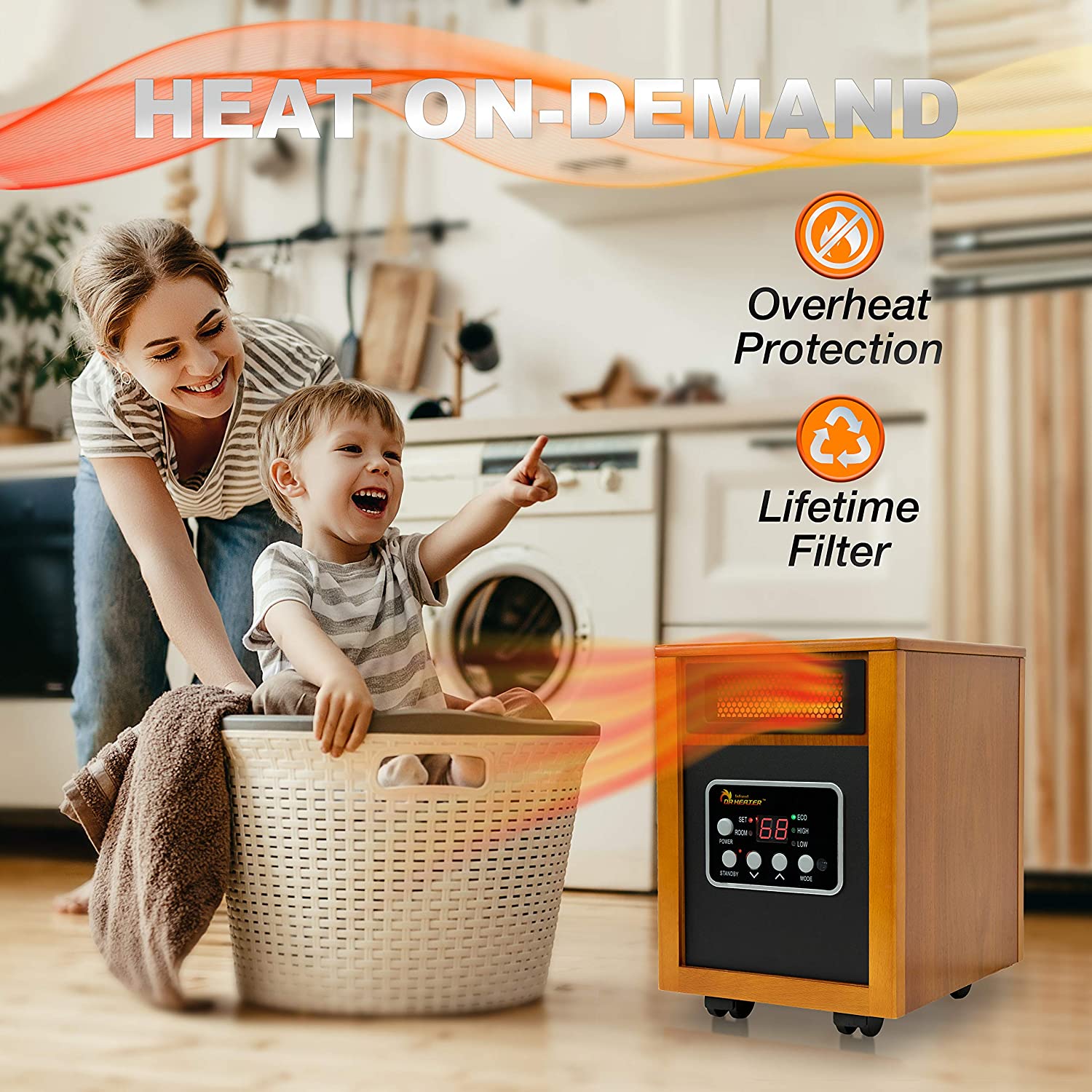 Dr Infrared Heater Portable Space Heater