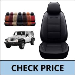 OASIS AUTO 2013-2017 Jeep Wrangler 4DR Leather Seat Covers