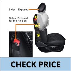 LUCKYMAN CLUB 2 Front Leather Seat Covers