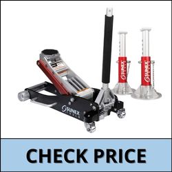 SUNEX TOOLS 6603ASJPK Aluminum 3-Ton Jack Pack