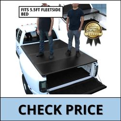 Dna motoring TTC hard 015 truck bed top hard solid tri-fold tonneau cover