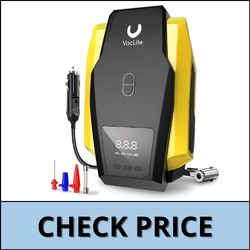 Dc 12v portable air compressor tire inflator by vaclife