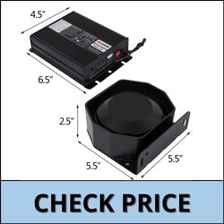 Mophorn 200W Car and Truck Warning Alarm