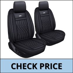 LUCKYMAN CLUB 2 Front Leather Seat Covers