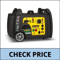 Champion 3400-Watt Dual Fuel RV Ready Portable Inverter Generator