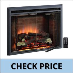 PuraFlame 1250W Clara 9-Inch Mini Portable Electric Heater