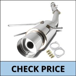 DNA Motoring CBE-WRX02 CBEWRX02 Stainless Steel Catback Exhaust System