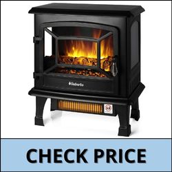 TURBRO Suburbs Electric Fireplace Infrared Heater