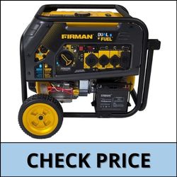Firman H03651 45500 Watt Dual Fuel Portable Generator