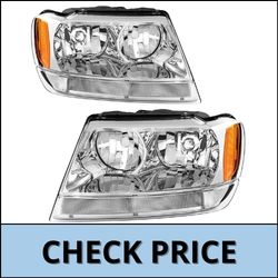 Autosaver88 headlight assembly compatible with jeep grand Cherokee