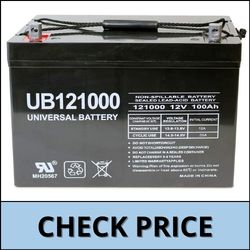 Universal UB121000-45978 Deep Cycle AGM Battery