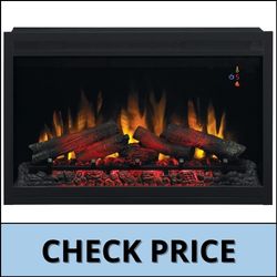 ClassicFlame 36-Inch Traditional Built-In Electric Fireplace Insert, 120-Volt